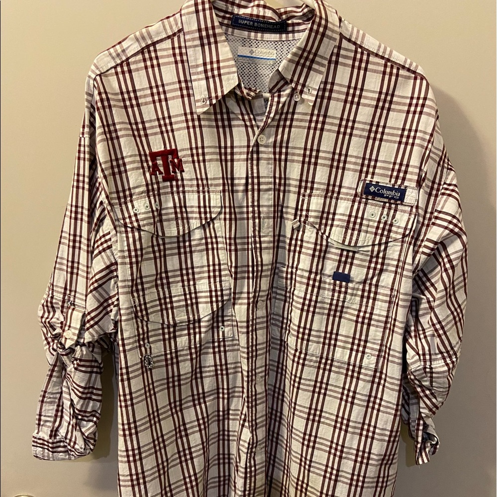 A&M Columbia button down